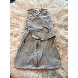 Halo Sleep Sack Swaddle Sleeveless‎ Cotton Cozy Comfortable Gray Size Small